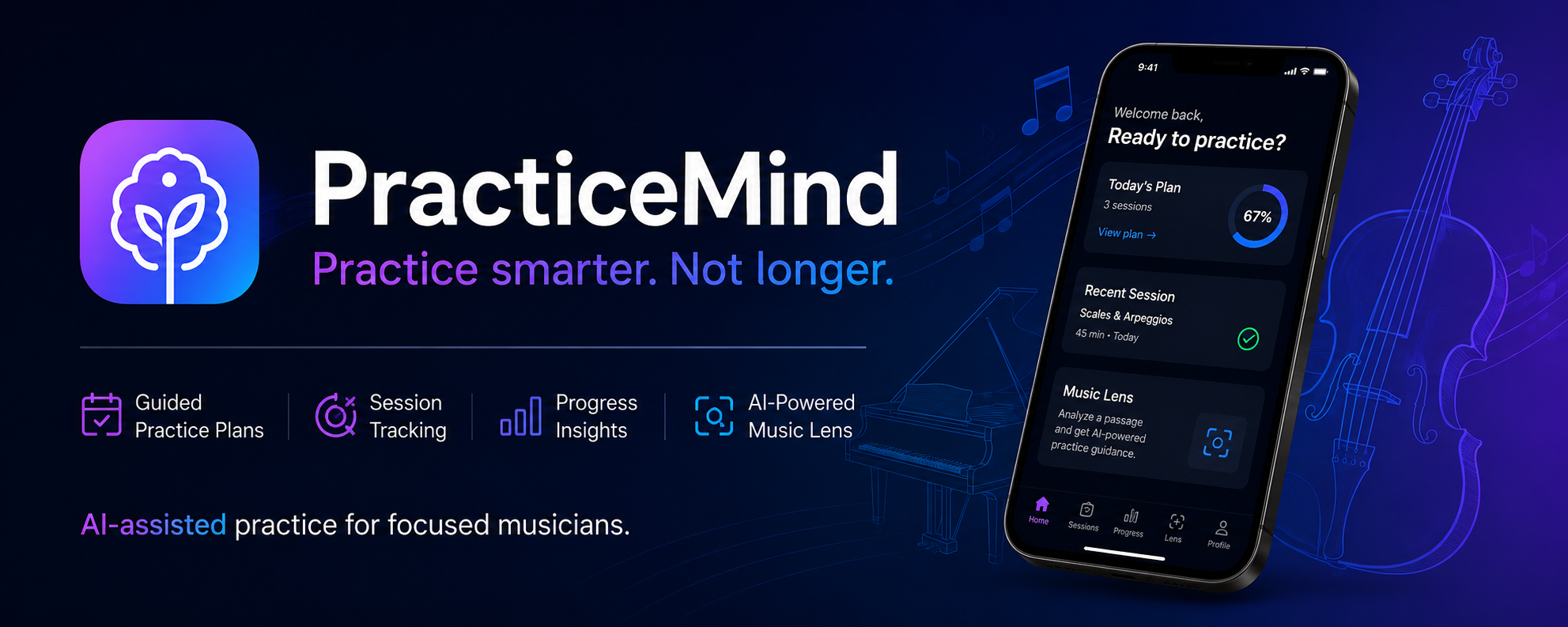 PracticeMind — AI-powered music practice
